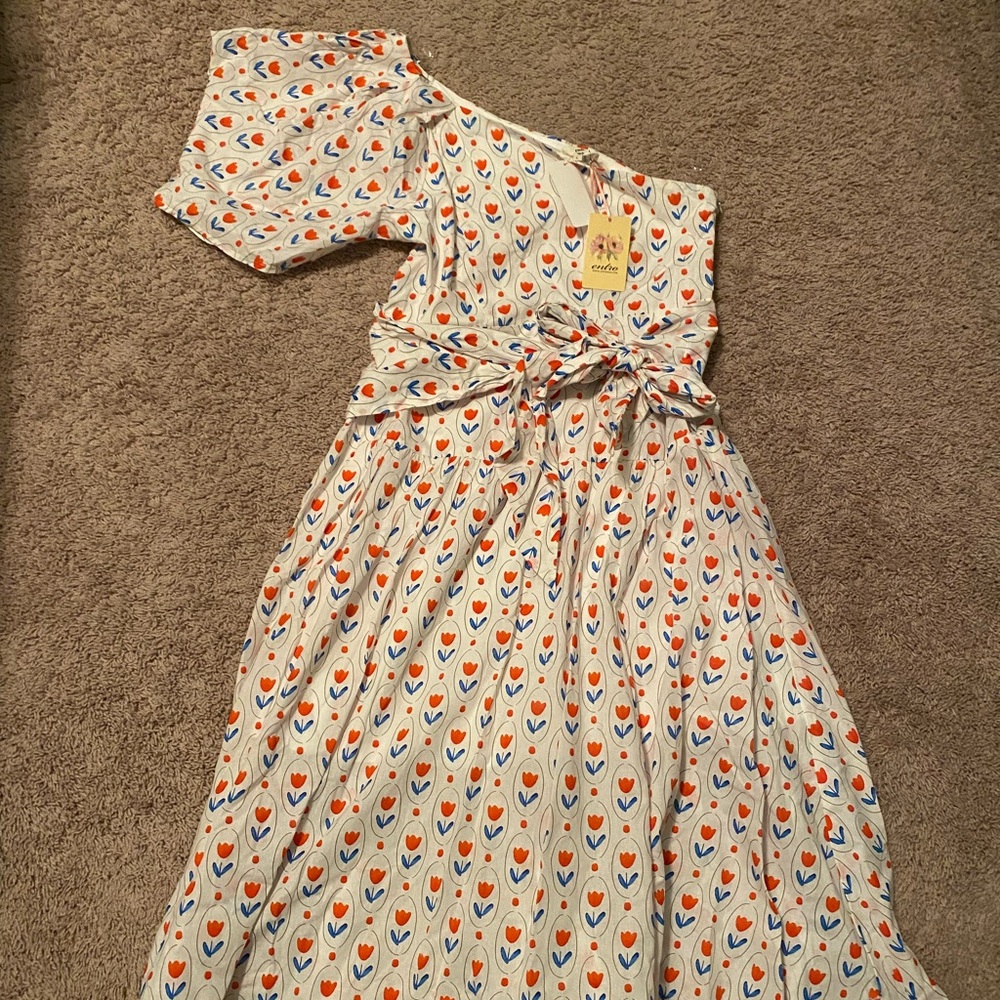 Entro women’s Dress with Colorful floral design